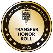Phi Theta Kappa Honor Society Transfer Honor Roll 2022